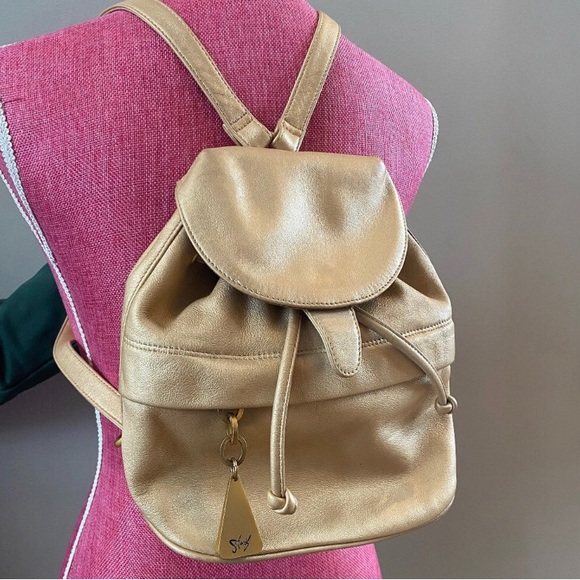 Vintage Sharif Gold Mini Backpack - Picture 3 of 13